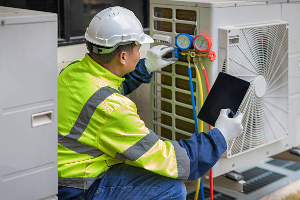 Professional Hvac technician working in Belford, NJ